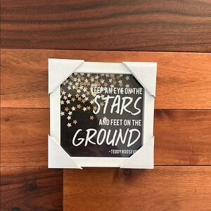 Inspirational Gold and Black Wall Art